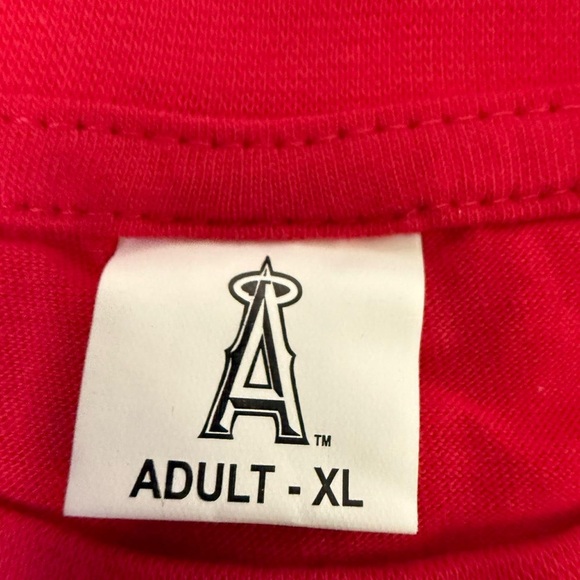 XL Mike Trout birthday shirt. Red & Gold #MLB #Angels #Baseball #27 - Picture 6 of 6